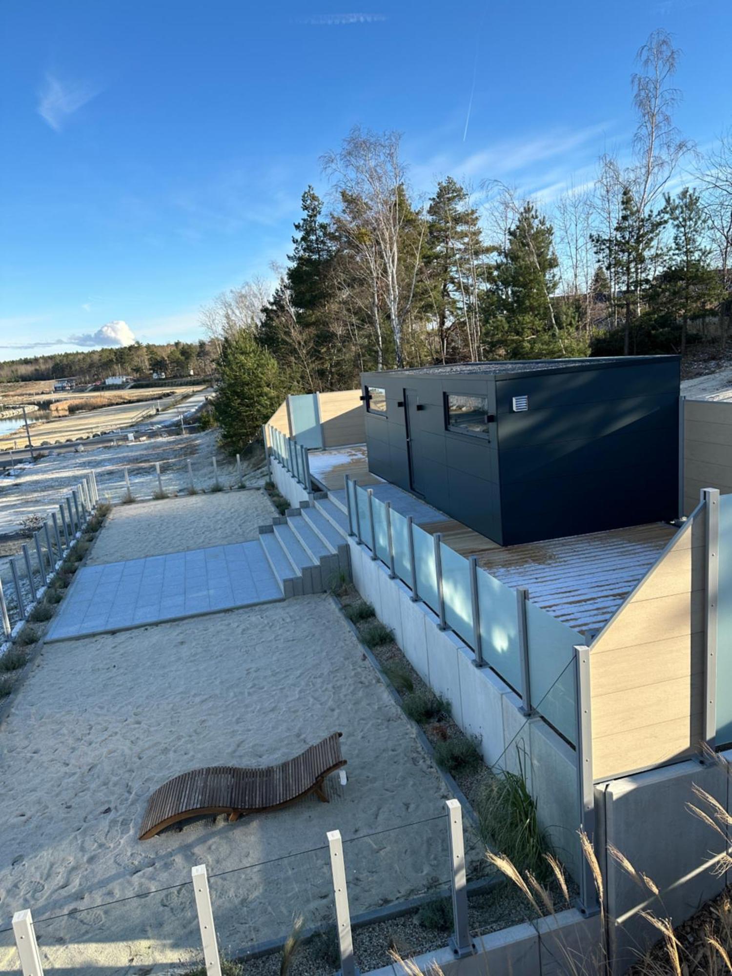 schwimmende Ferienwohnung Sundowner Elsterheide Exterior foto